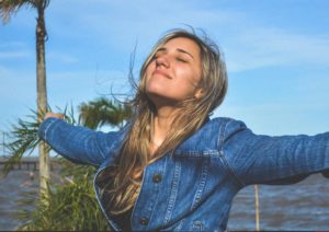 individual lady, content, self-care is important